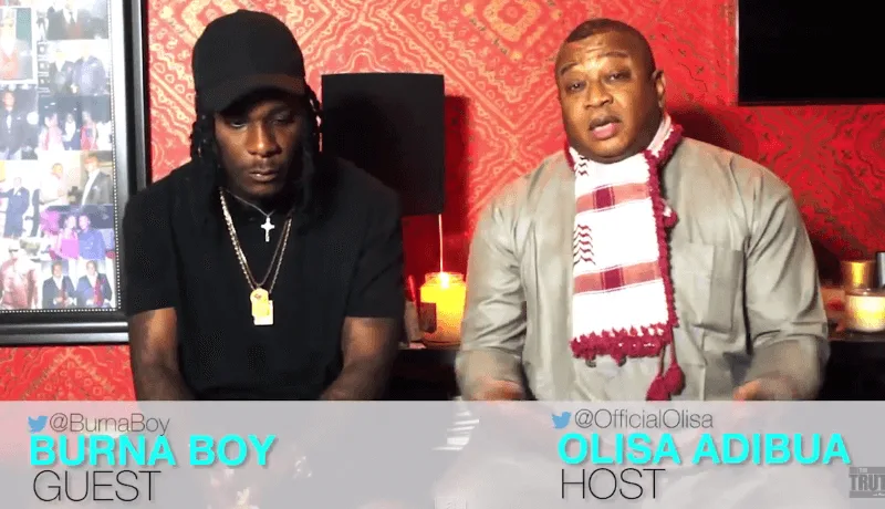 Burna Boy On The Truth With Olisa